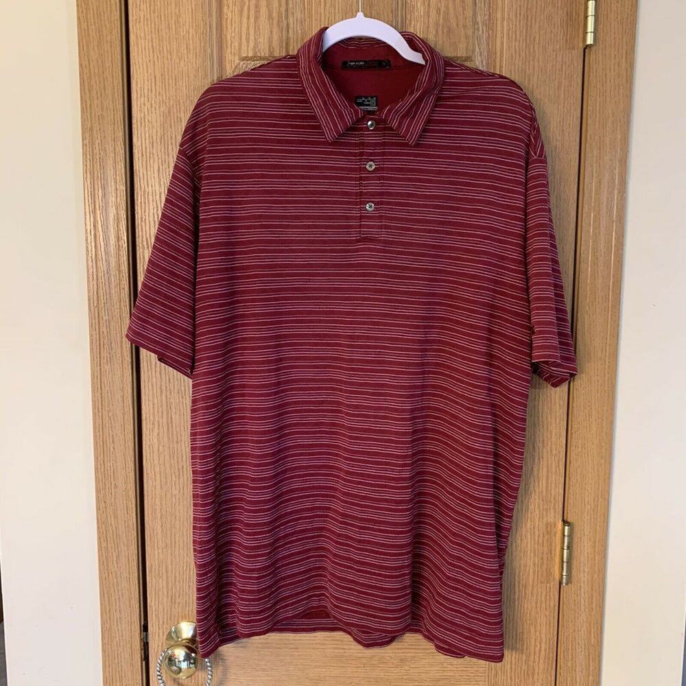 Vintage Nike Fit Dry Tiger Woods TW Polo Mens XL